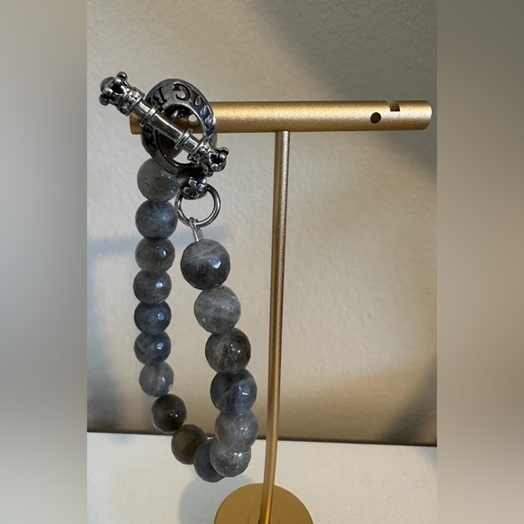 King Baby Labradorite Bracelet With Toggle Clasp - Picture 3 of 9